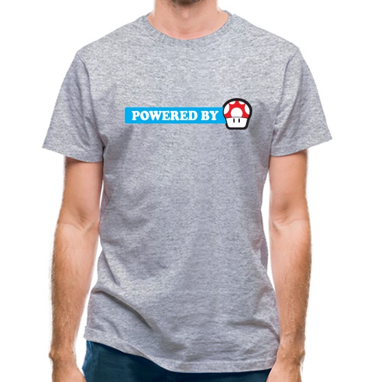 Powered By Mushroom t-shirts